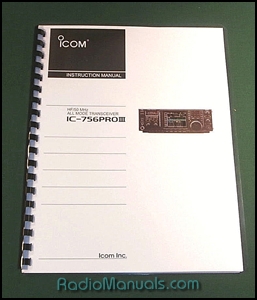 Icom IC-756PRO III Instruction Manual